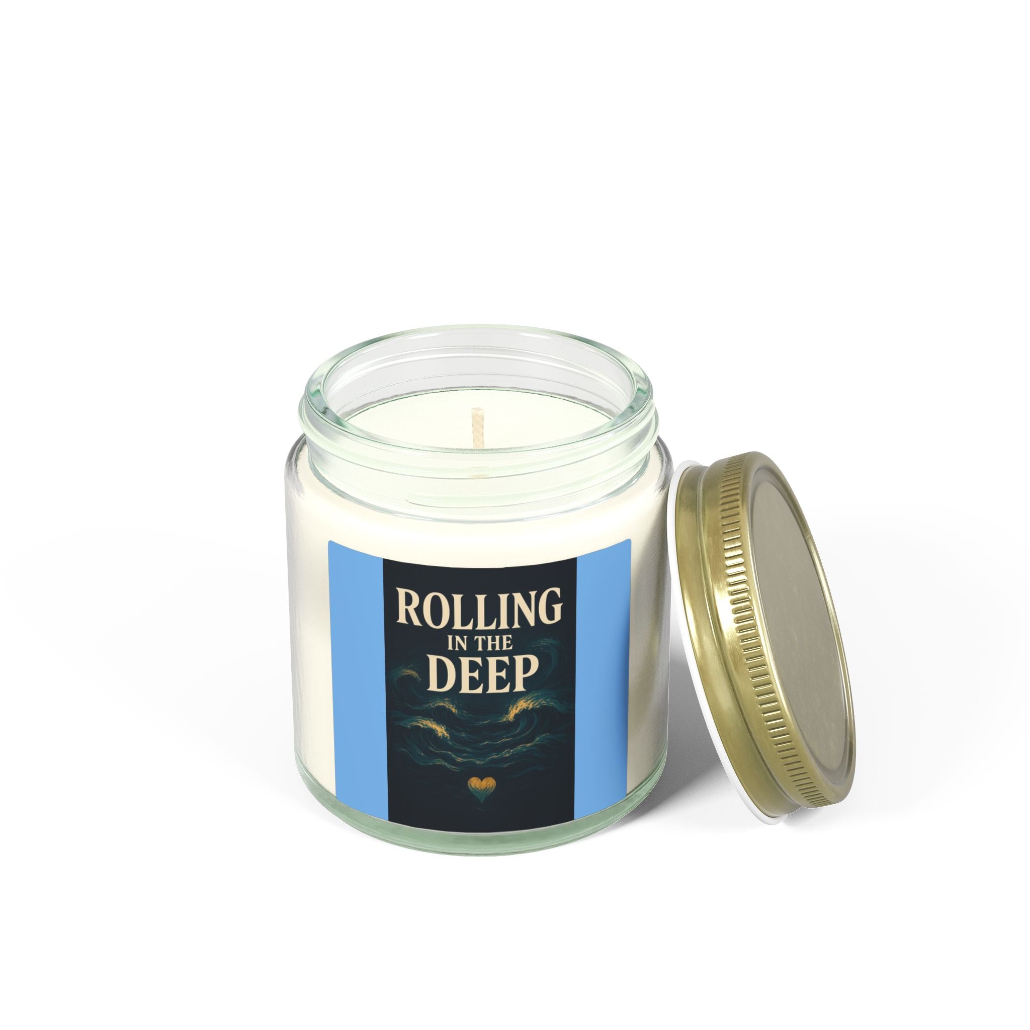 Rolling in the Deep Scented Candle — Coconut Apricot Wax (4oz & 9oz)