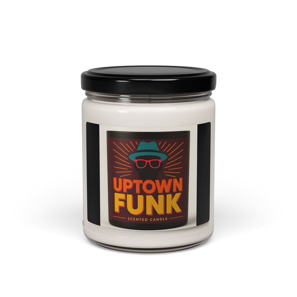 Uptown Funk Scented Soy Candle — 9oz Retro Music-Themed Jar Candle