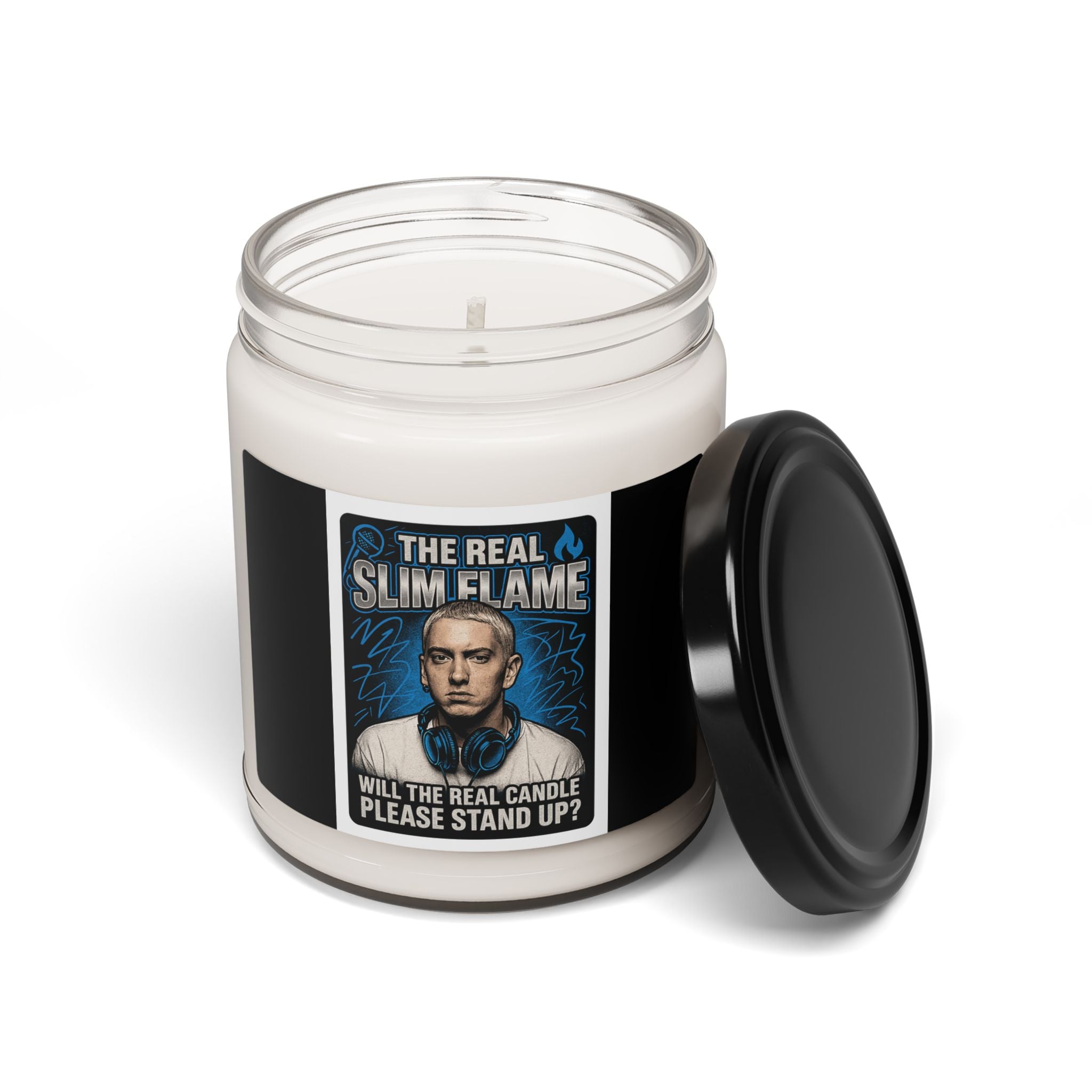 'The Real Slim Flame' Scented Soy Candle – 9oz Novelty Candle