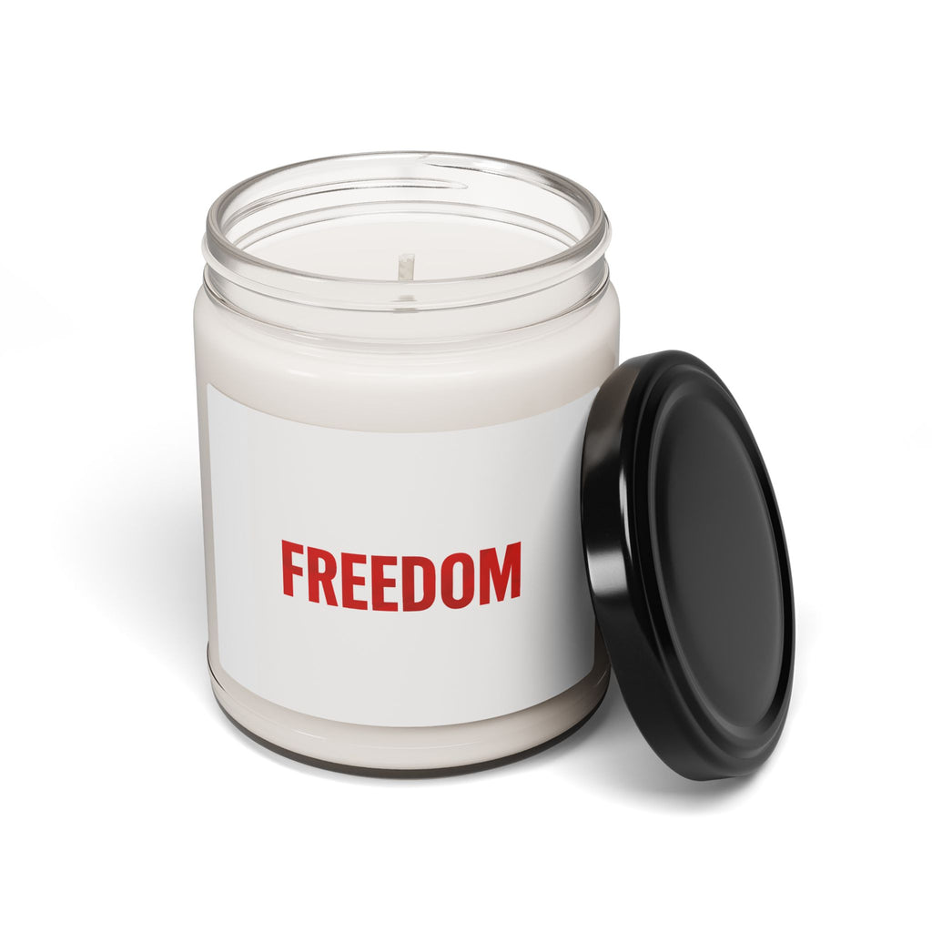 Freedom Scented Soy Candle — 9oz Aromatherapy Jar (Patriotic Gradient)