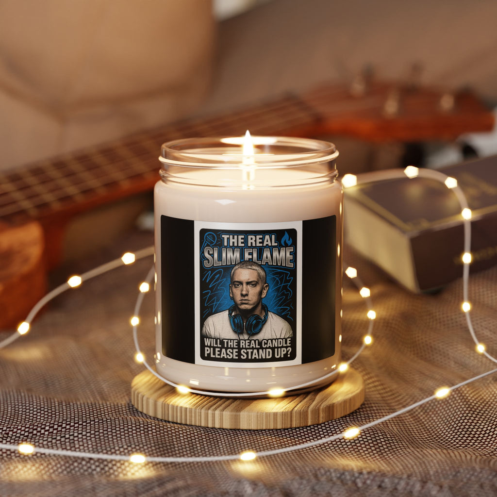 'The Real Slim Flame' Scented Soy Candle – 9oz Novelty Candle