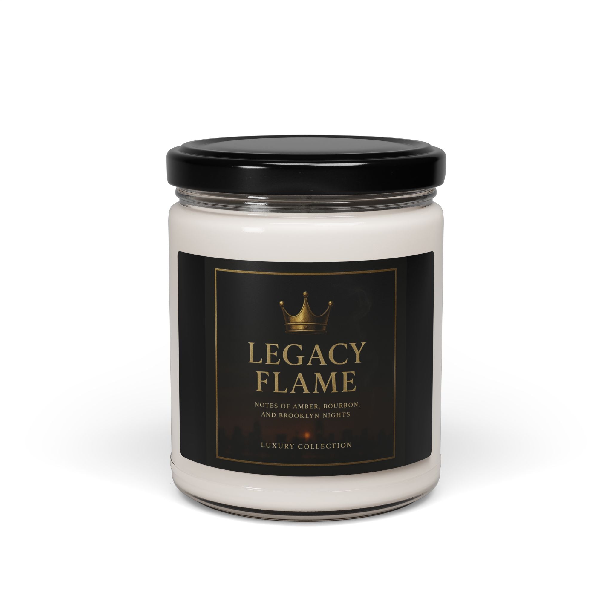LA Nights Soy Candle — "Legacy Flame" Notorious B.I.G inspired Luxury Scented Jar (9 oz)