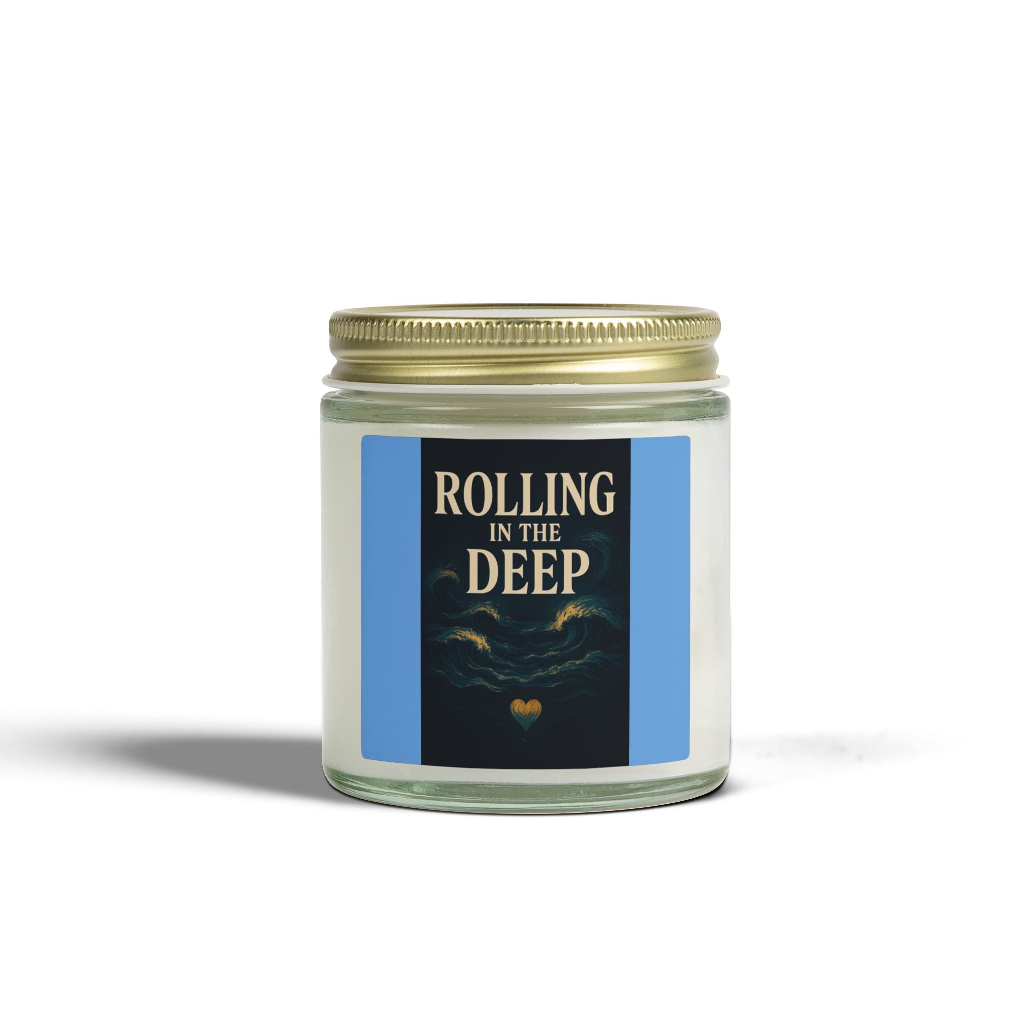 Rolling in the Deep Scented Candle — Coconut Apricot Wax (4oz & 9oz)