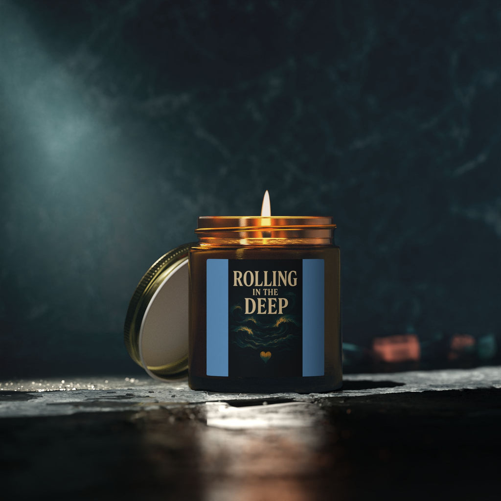 Rolling in the Deep Scented Candle — Coconut Apricot Wax (4oz & 9oz)