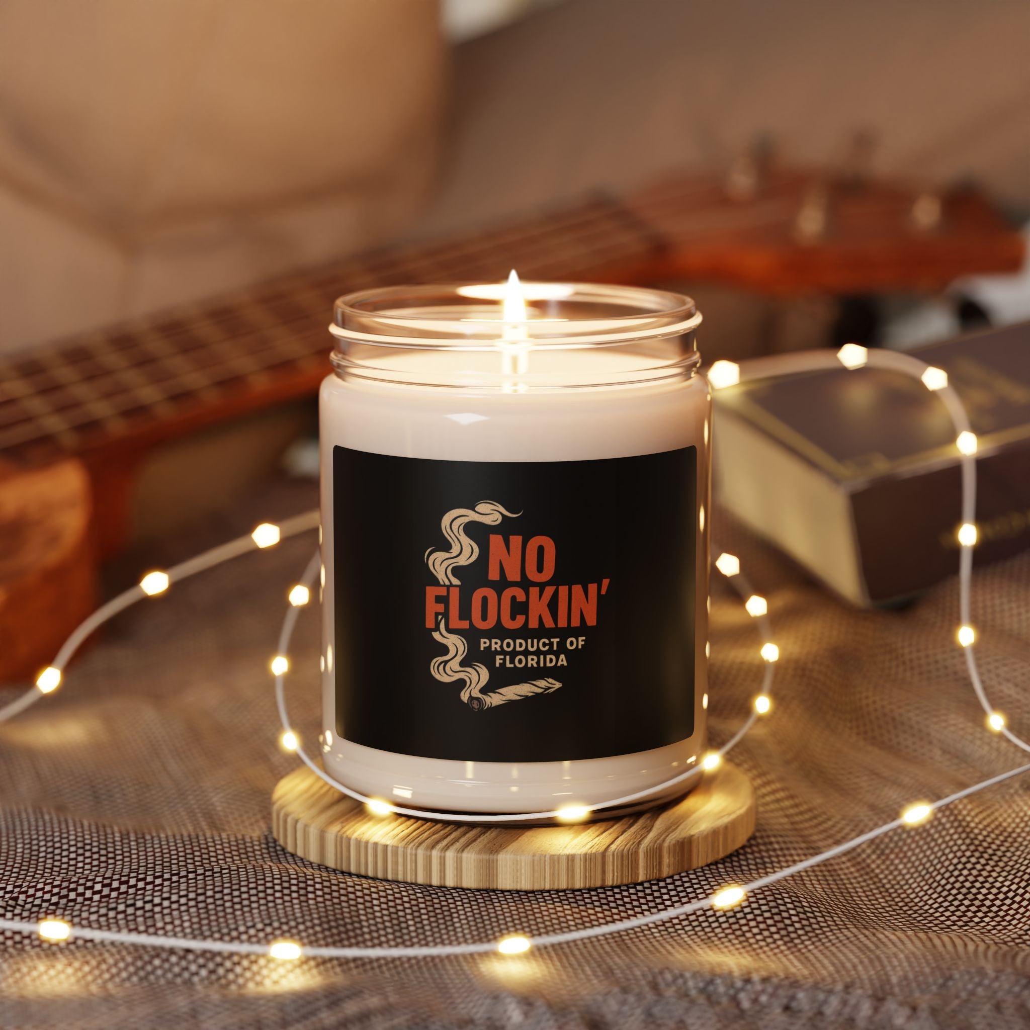 Soy Candle — "No Flockin'" fan inspired Scented Jar (9 oz)